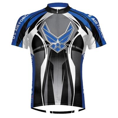 Primal Wear Men's Air Force Stealth Short Sleeve Cycling Jersey - AFT1J20M