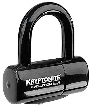Kryptonite Evolution Series 4 Bicycle Disc Bike Lock (Black)