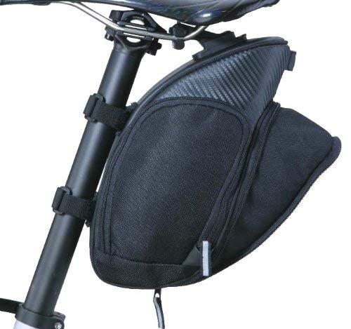 Topeak Mondo Pack with Fixer F25 with Extendable Back Pocket, 12.6 x 5.1 x 6.3-Inch (X-Large)