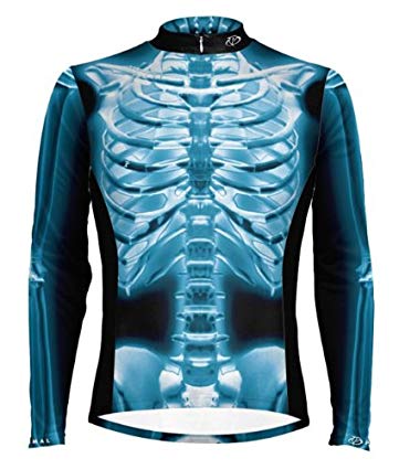 Primal Wear X-Ray Skeleton Cycling Jersey Men's Long Sleeve