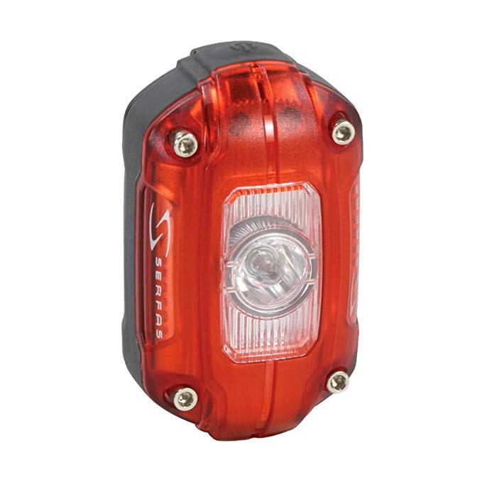 Serfas Superbright Rechargeable Rear Light with AWS, 60 lm