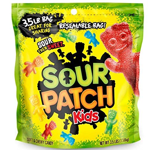 Sour Patch Kids Sweet and Sour Gummy Candy (Original, 3.5 Pound Bag)