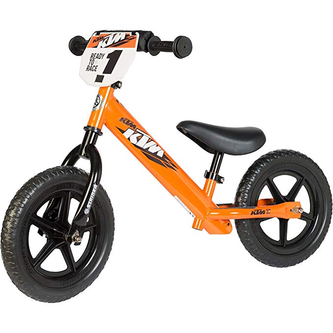 Strider - 12 Sport Balance Bike, Ages 18 Months to 5 Years, Custom KTM Orange