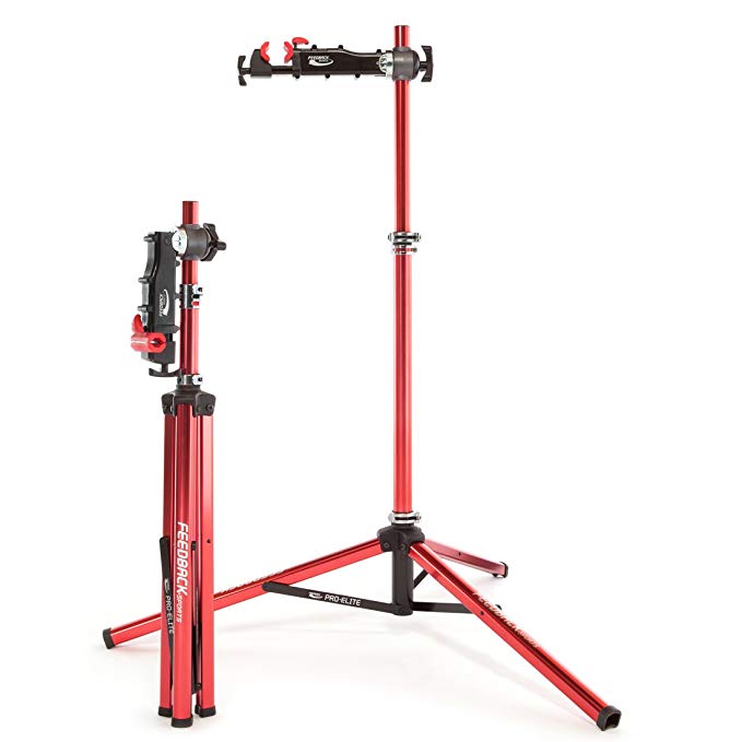 Feedback Sports Pro Elite Bicycle Repair Stand With Tote Bag