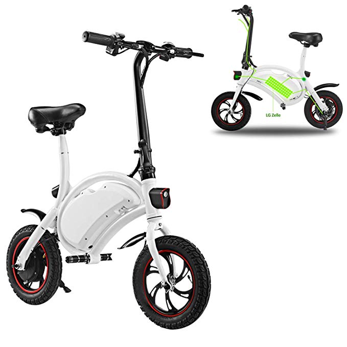 Hurbo 250W/350W Fitness Folding Electric Bike with 36V Removable Large Capacity Lithium-Ion Battery, Electric Bike 21 Speed Gear and Two Working Modes [US Stock]