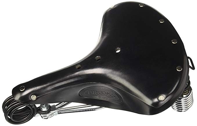 Brooks Saddles B190 Bicycle Saddle (Chrome Rails, Black)