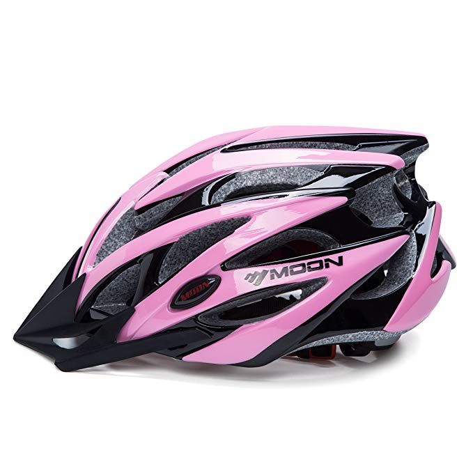 SUNVP Lightweight Sport Bicycle Helmet with Detachable Visor, Padded & Adjustable, Mountain Road Bike Helmet for Adults MTB