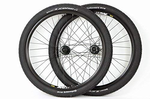 27.5 inch Mavic / Shimano Mountain Bike ATB Wheels Disc Brake Black Wheel Set With Continental Race King Tires and Tubes!