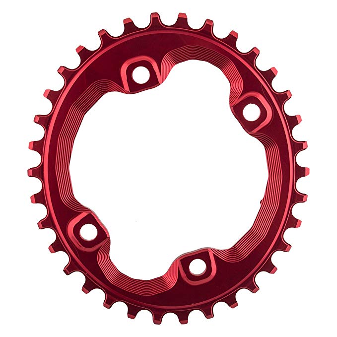 ABSOLUTE BLACK Shimano Oval Traction Chainring