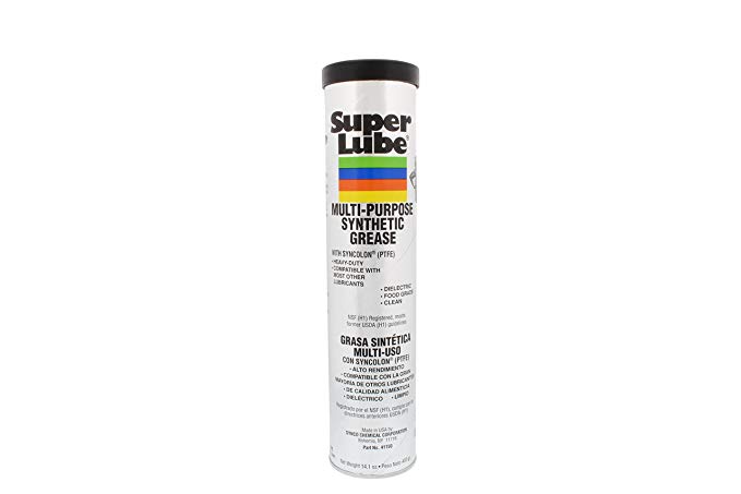 Super Lube 41150 Synthetic Grease (NLGI 2), 14.1 oz Cartridge
