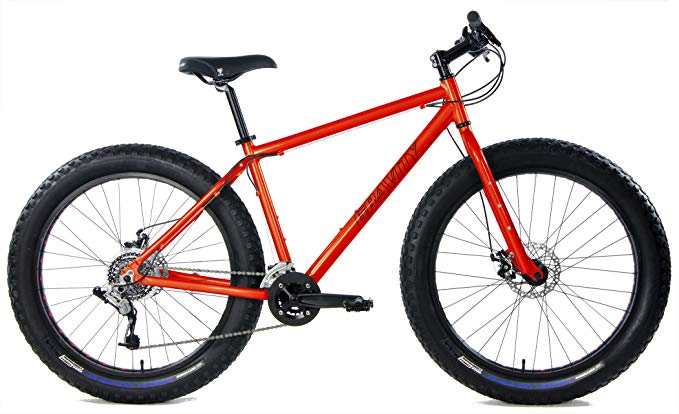 Aluminum Fat Bikes with Powerful Disc Brakes Gravity Monster Mens Fat Tire Bicycle 26