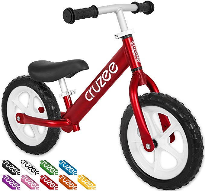 Cruzee Ultralite Balance Bike (4.4 lbs) for Ages 1.5 to 5 Years | Aluminum Best Sport Push Bicycle for 2, 3, 4 Year Old Boys & Girls– Toddlers & Kids Skip Tricycles on The Lightest First Bike
