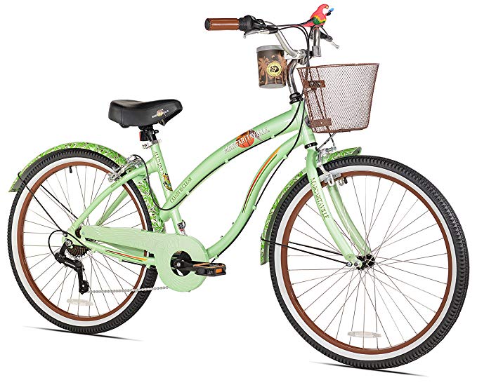 Margaritaville Coast Is Clear Women's Beach Cruiser Bike, 26-Inch