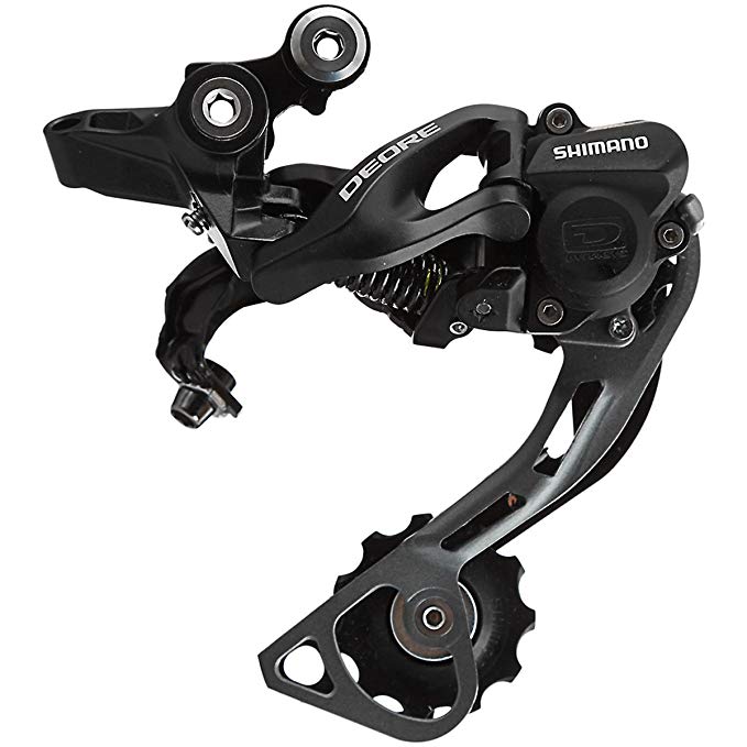 SHIMANO RD-M615 10-Speed Deore Shadow Plus Rear Derailleur with SGS Long Cage