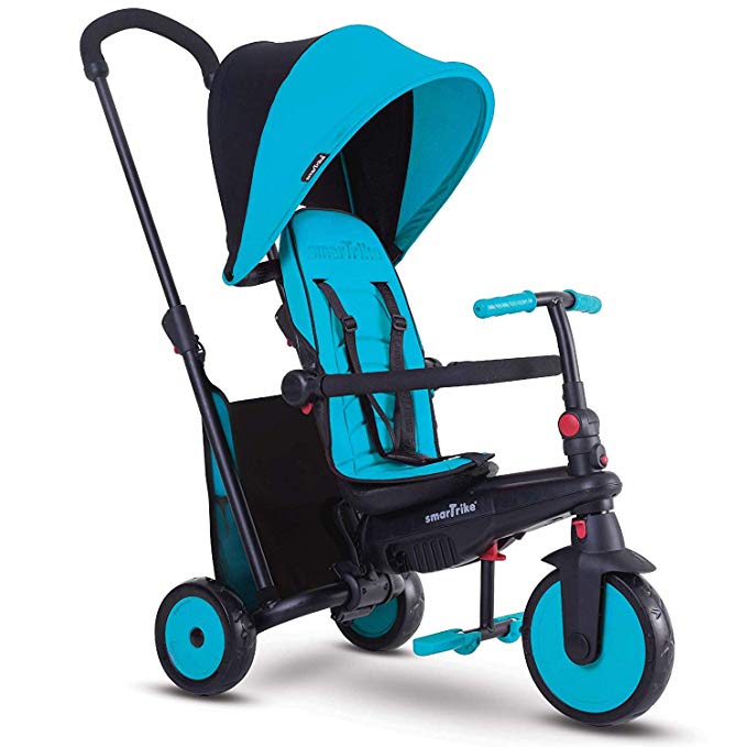 smarTrike smarTfold 300 Folding Baby Tricycle, Blue
