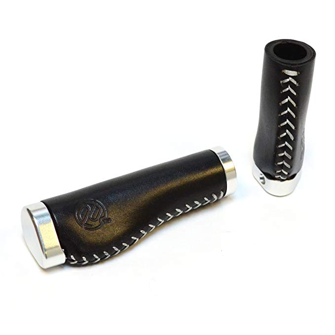 Portland Design Works Whiskey Ergo Bicycle Grips (Right Grip Shift, Black)
